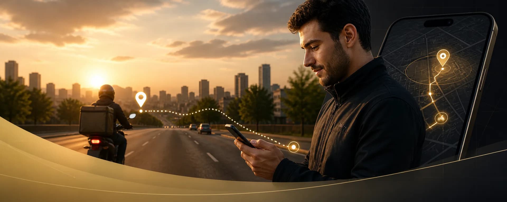 Comércios e delivery — acompanhe seus entregadores no mapa